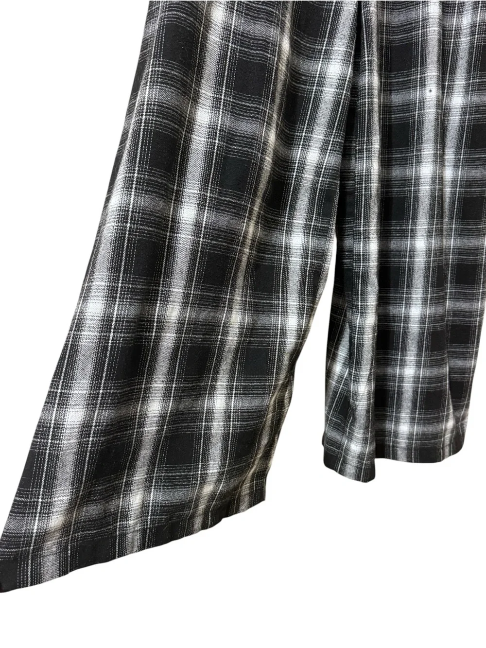 SHEIN Plaid Overall Jumpsuit M Black/White EUC